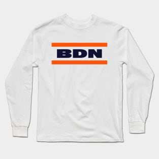 BDN retro sweater - White Long Sleeve T-Shirt